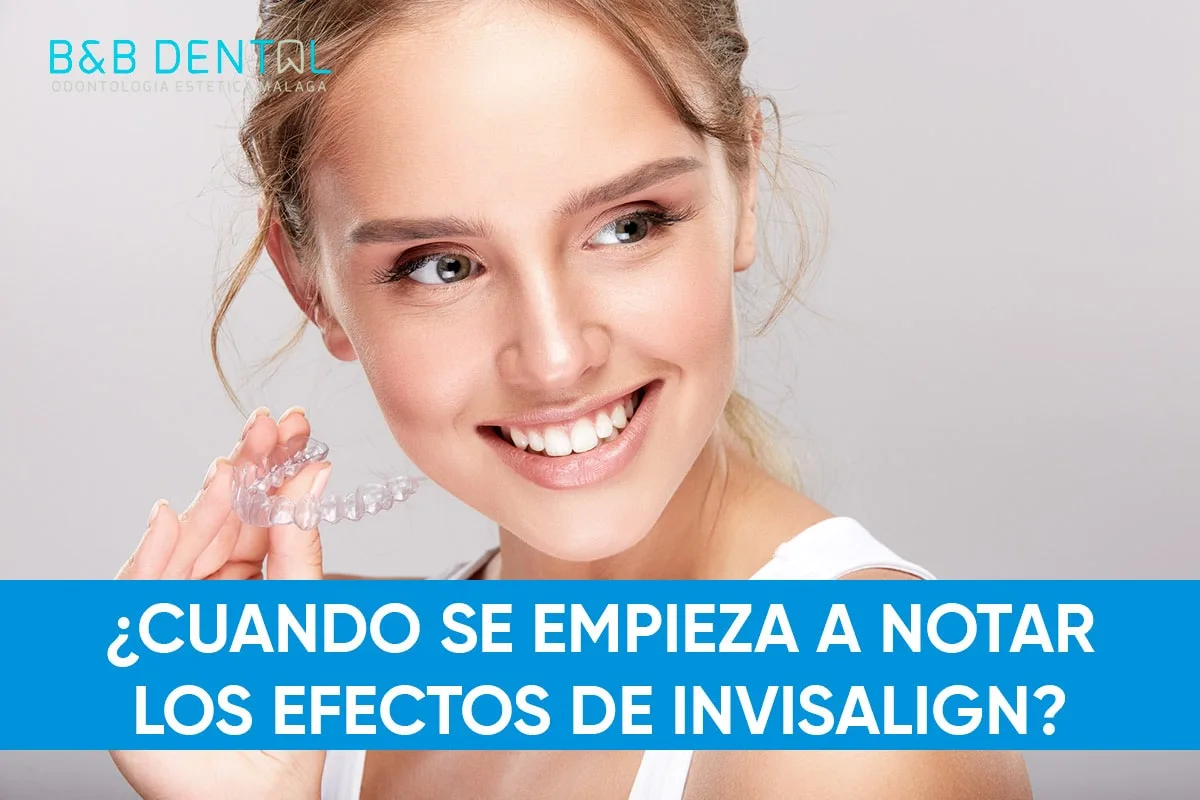 ¿Cuándo se empieza a notar los efectos de Invisalign?