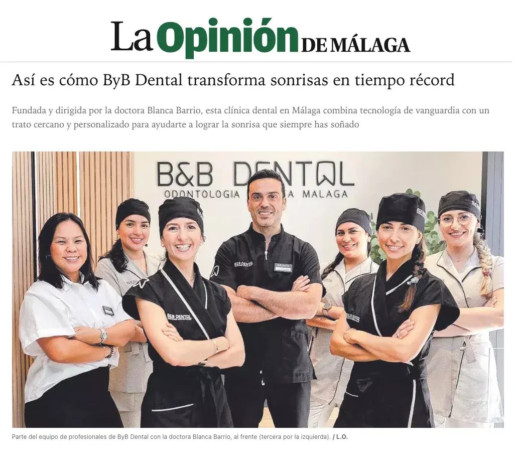 ByB Dental en La Opinión de Málaga